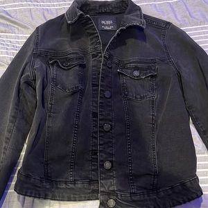 Vintage kids black denim jacket